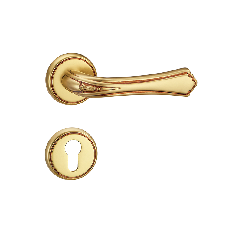 Ginkgo door knob-brass lock-corrosion resistant